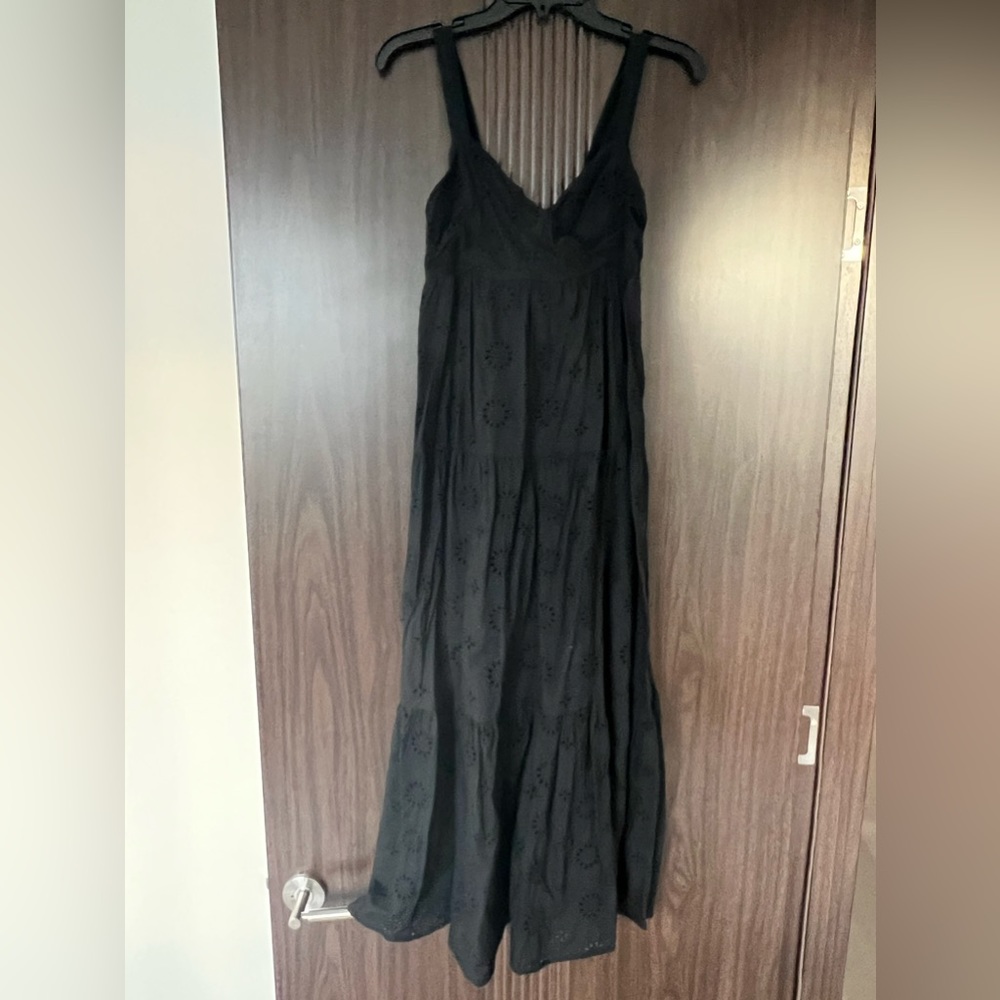 Zara Openwork Embroidery Dress Eyelet Cotton Sz Med Worn Once